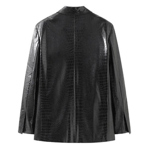 Crocodile print Blazer