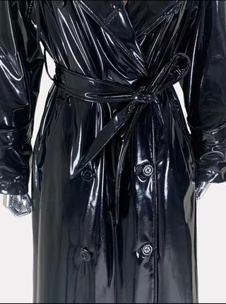 Patent leather Raincoat / Trench coat - The Vault by Sacha