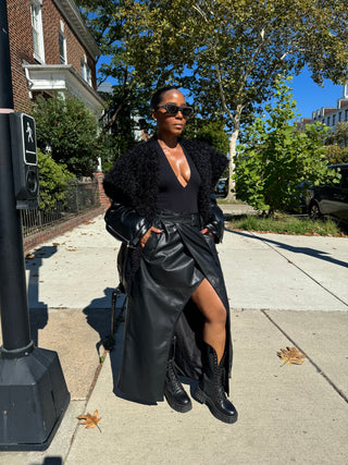 The One Shearling Fur Bomber Jacket - The Vault by Sacha