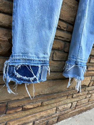 Custom Frayed Chaps Denim - The Vault by Sacha