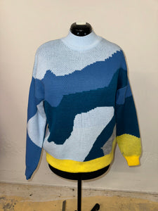 Multi Color Abstract Sweater