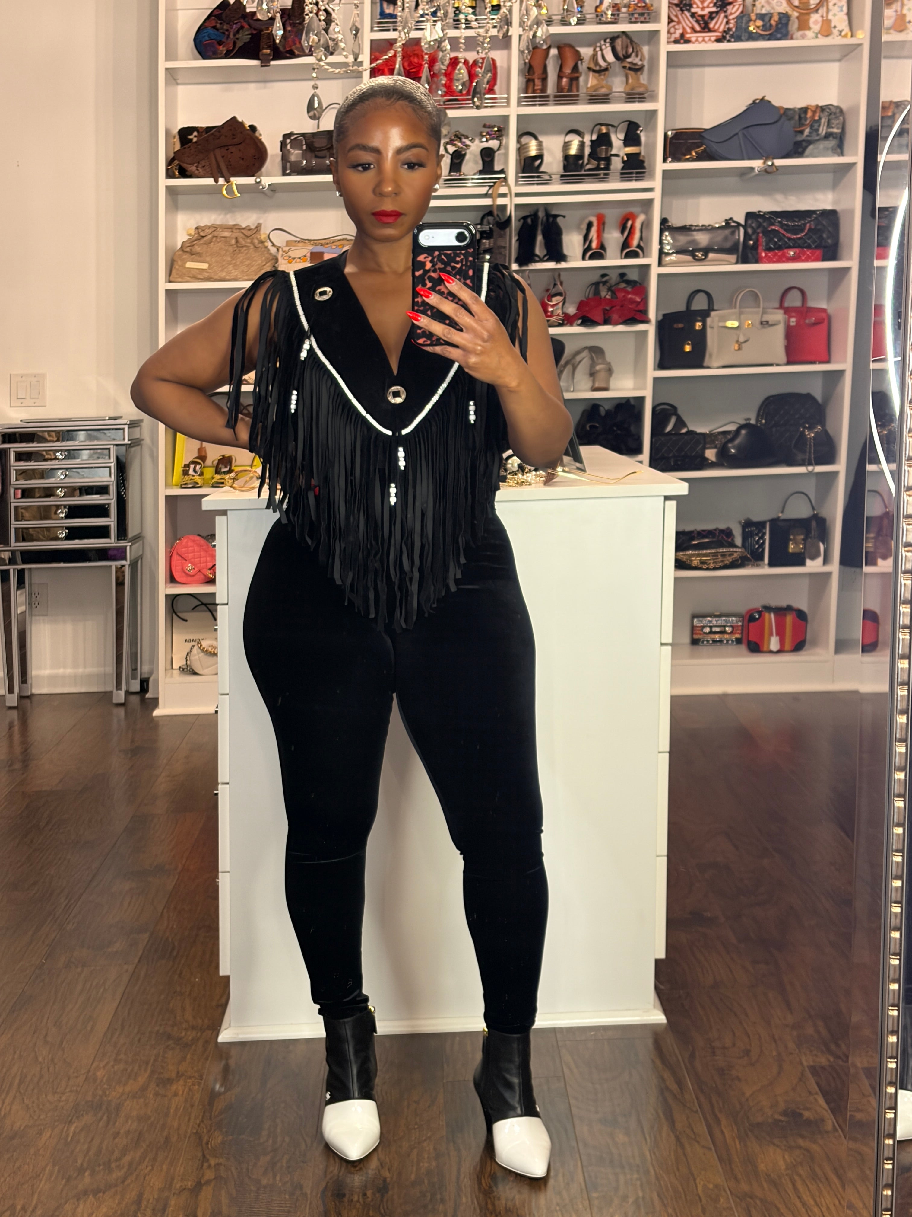 Velvet Sequin Poncho - The Vault by Sacha