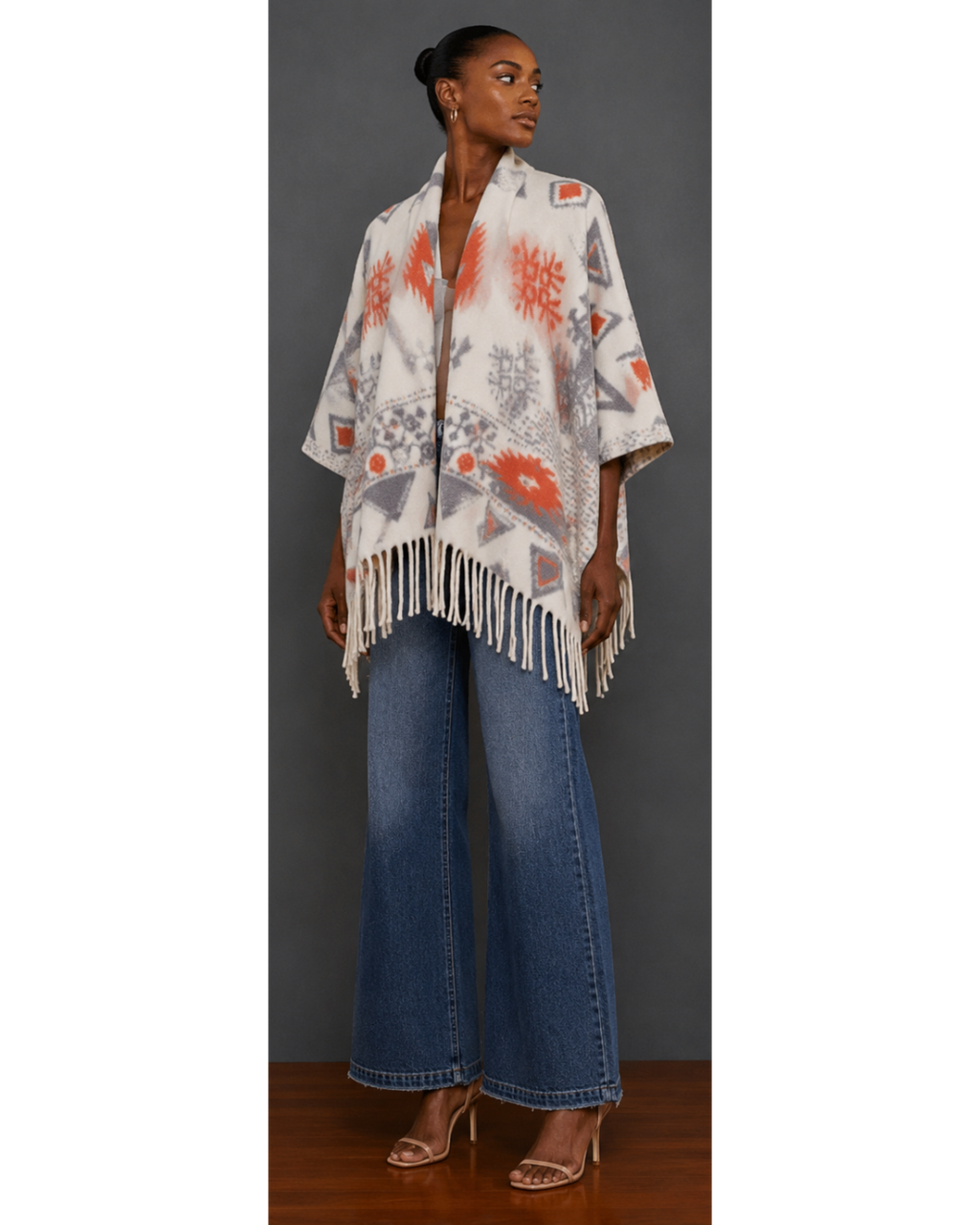 Fringe Wrap Poncho