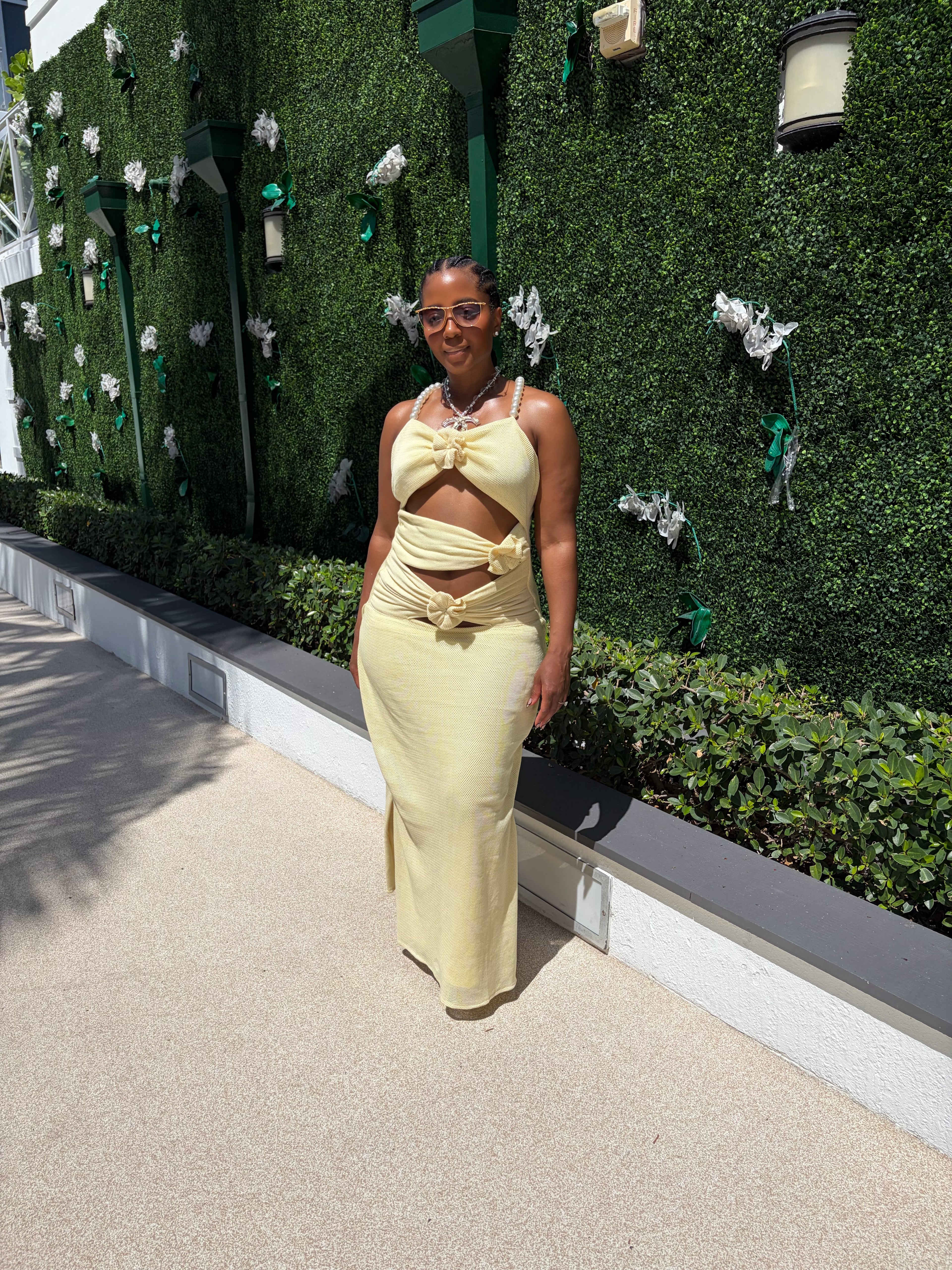 Lemon Squeeze Pearl Maxi Dress - The Vault by Sacha
