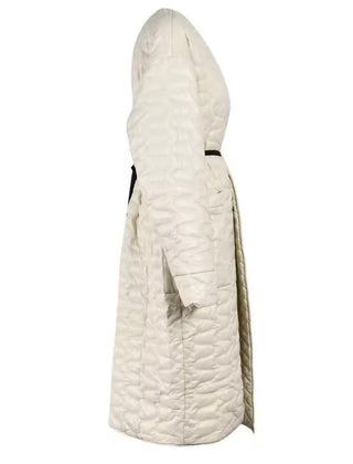 Quilted kimono coat with scarf - The Vault by Sacha