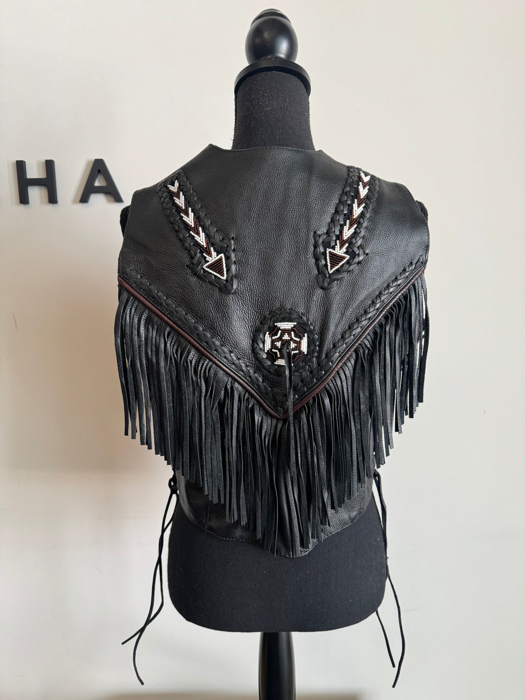 Tribes Beaded Fringe Vest - The Vault by Sacha