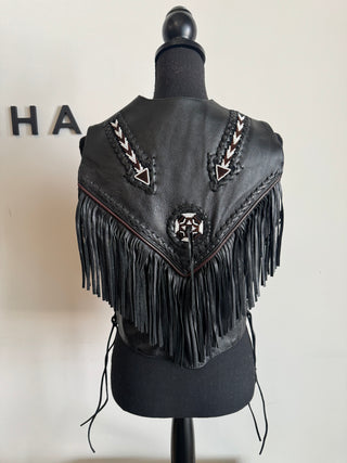 Tribes Beaded Fringe Vest - The Vault by Sacha