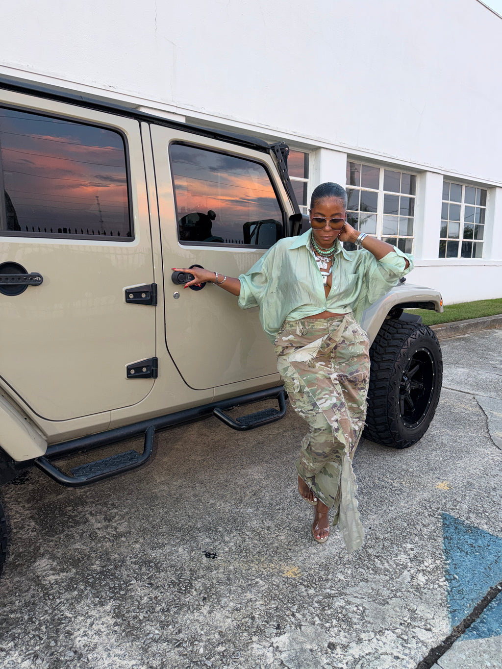 OCP Camo Maxi Skirt
