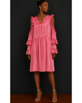 Ruffled Pink Maxi