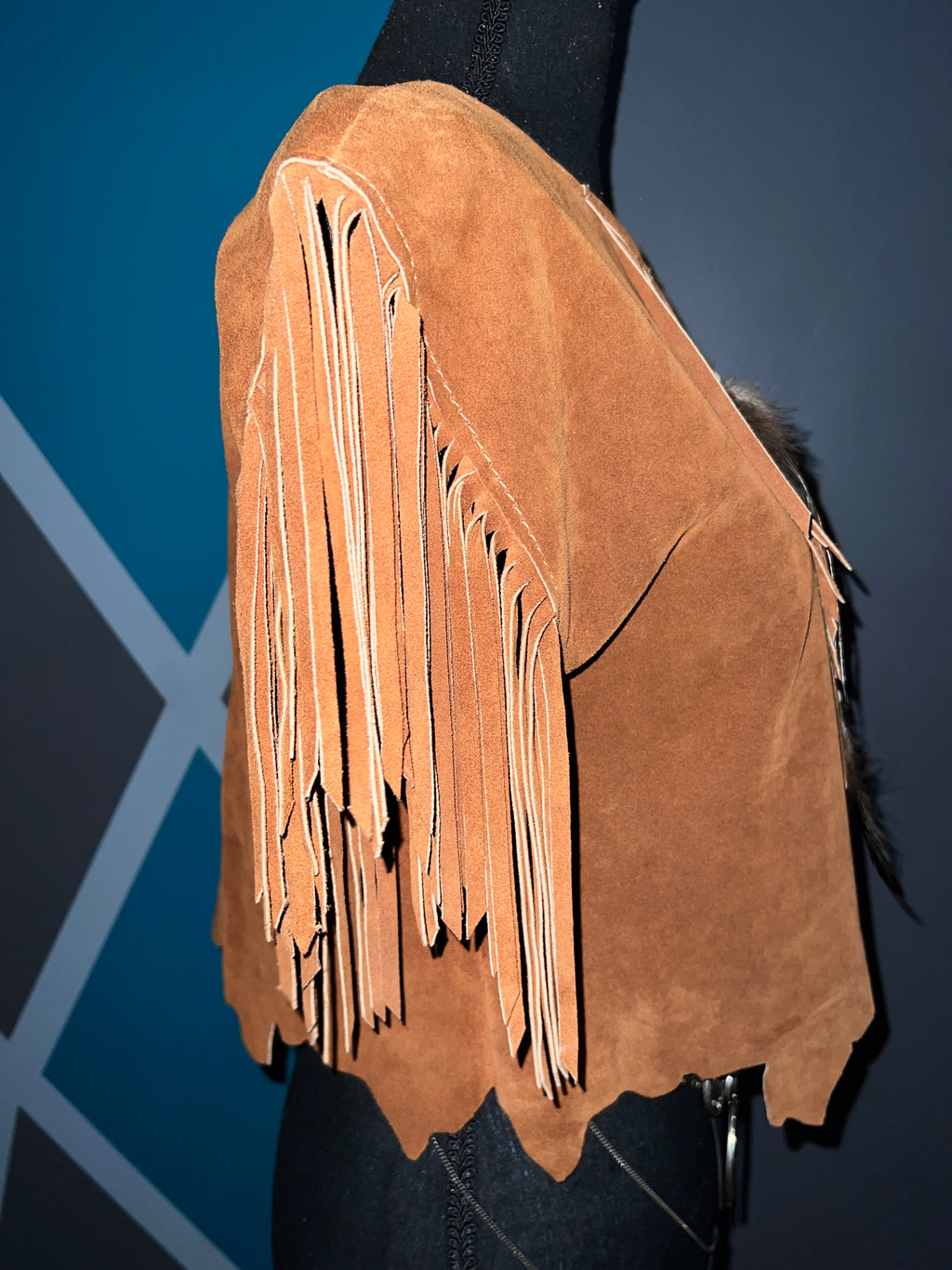 Fringe and feathers top - The Vault by Sacha