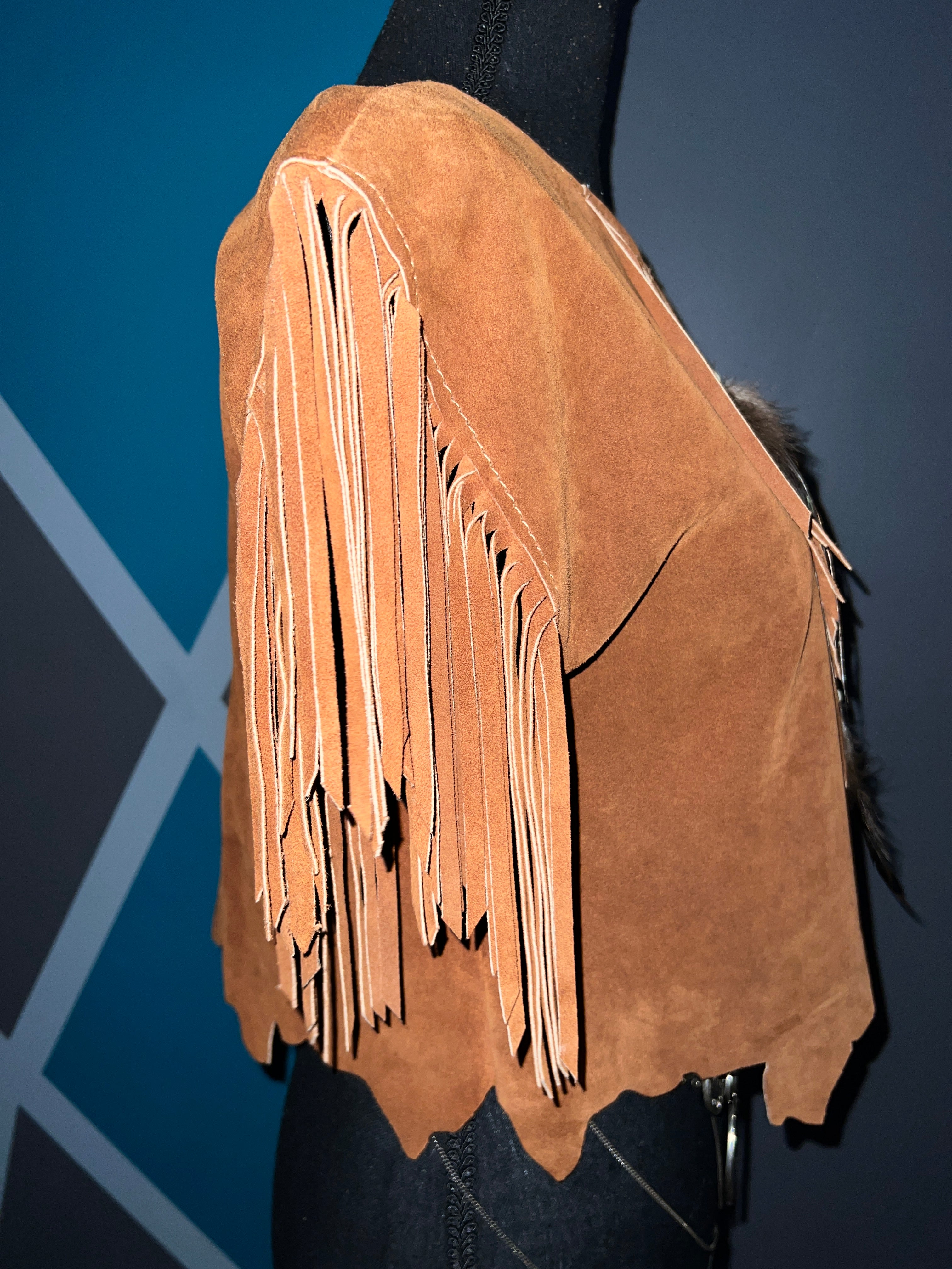 Fringe and feathers top - The Vault by Sacha