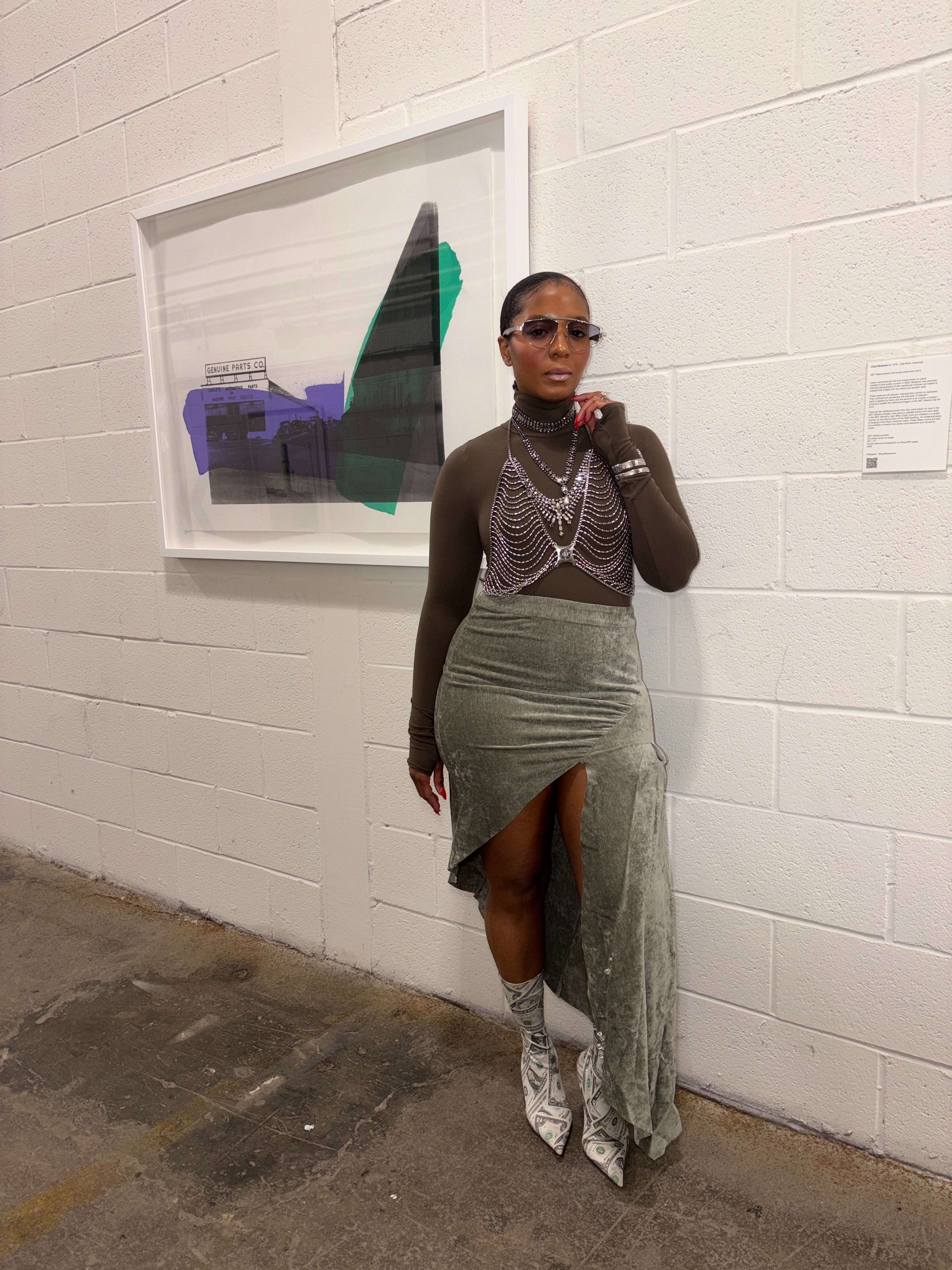 Velvet Crystal asymmetrical skirt - The Vault by Sacha