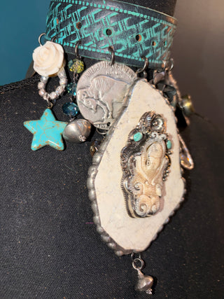 Spiritual Turquoise Handmade Choker