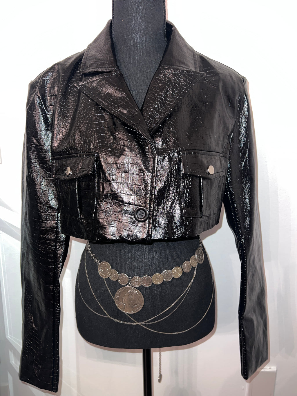 Croc Embossed Set {Skirt) - The Vault by Sacha