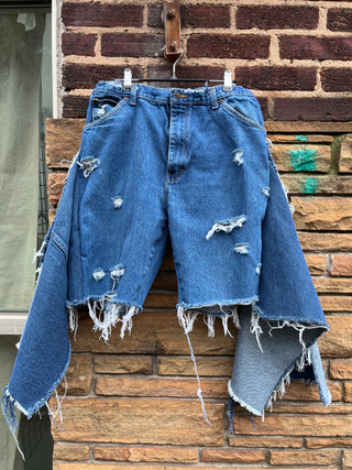 Custom Distressed Dickies Bermuda Chaps