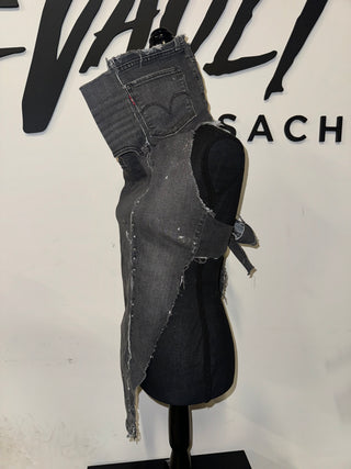 Custom Gray Halter Pocket Collar - The Vault by Sacha