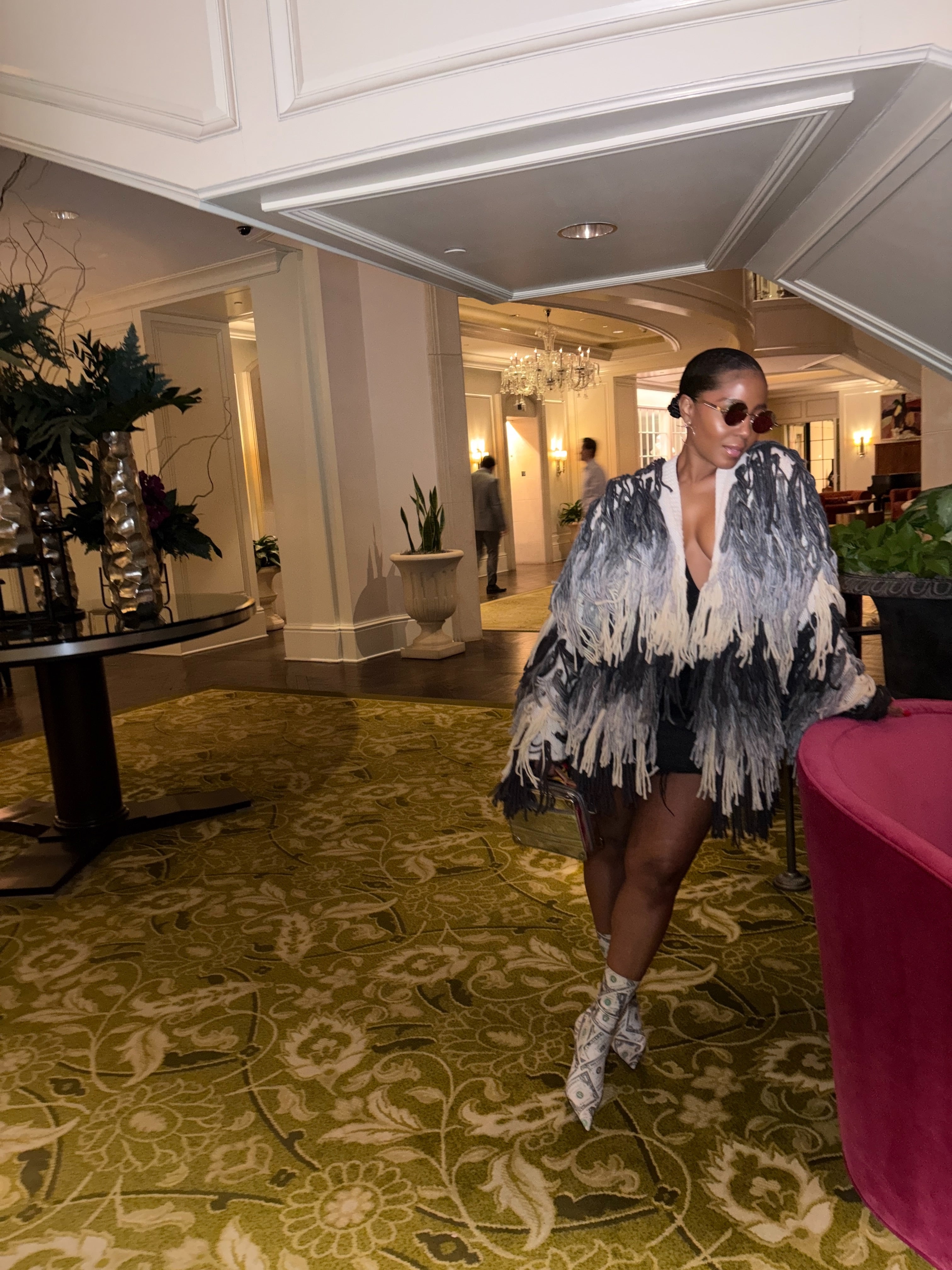 Shake it Baby (grey)Fringe Sweater Coat - The Vault by Sacha