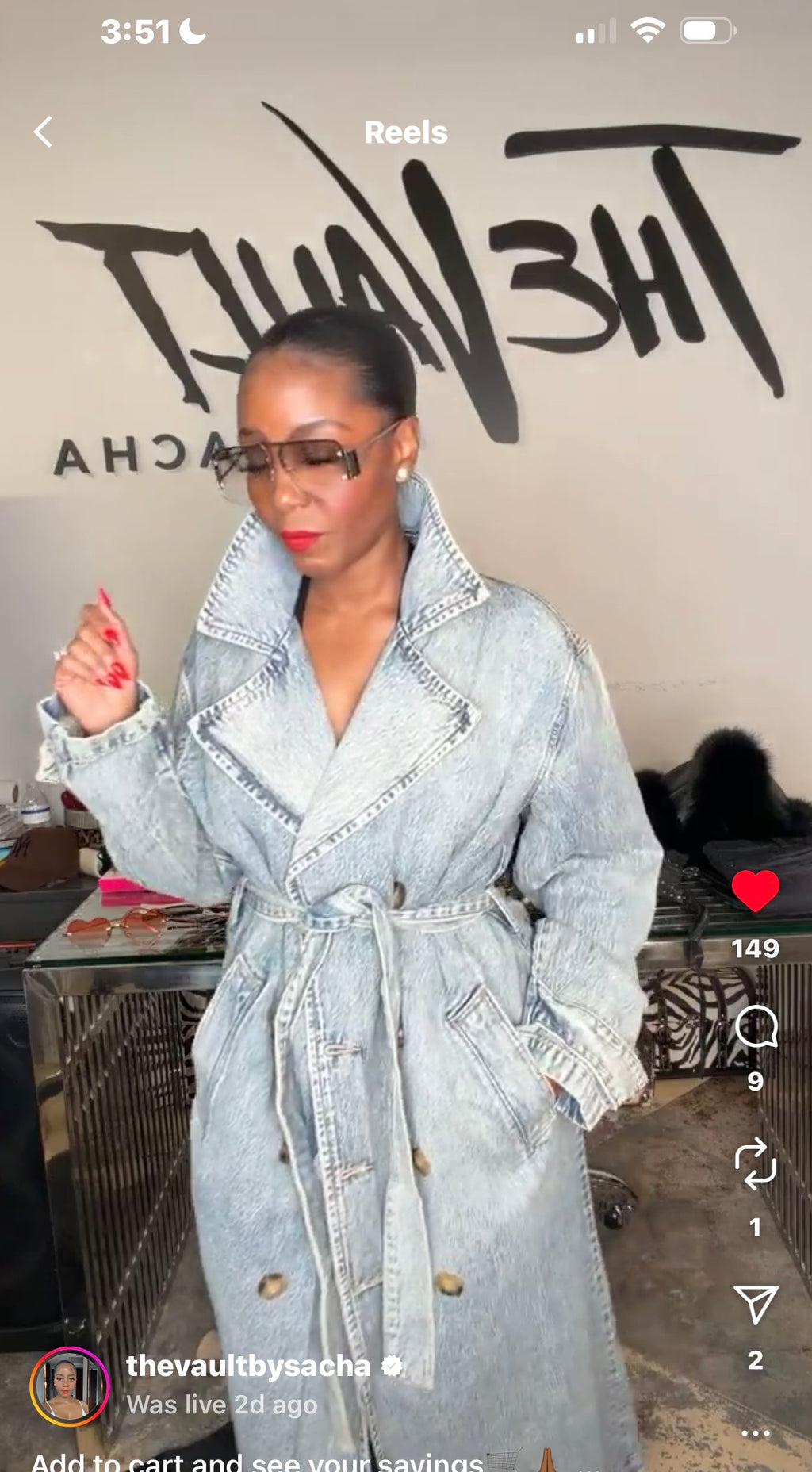 The Essential Denim Trench - The Vault by Sacha