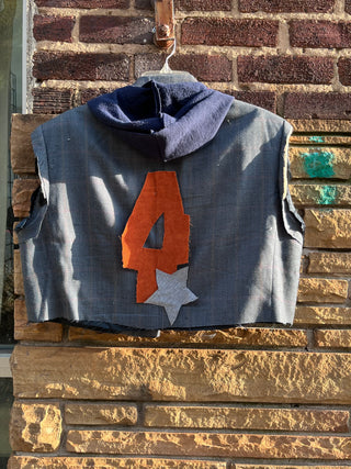 Custom Crop Hoodie Blazer 4