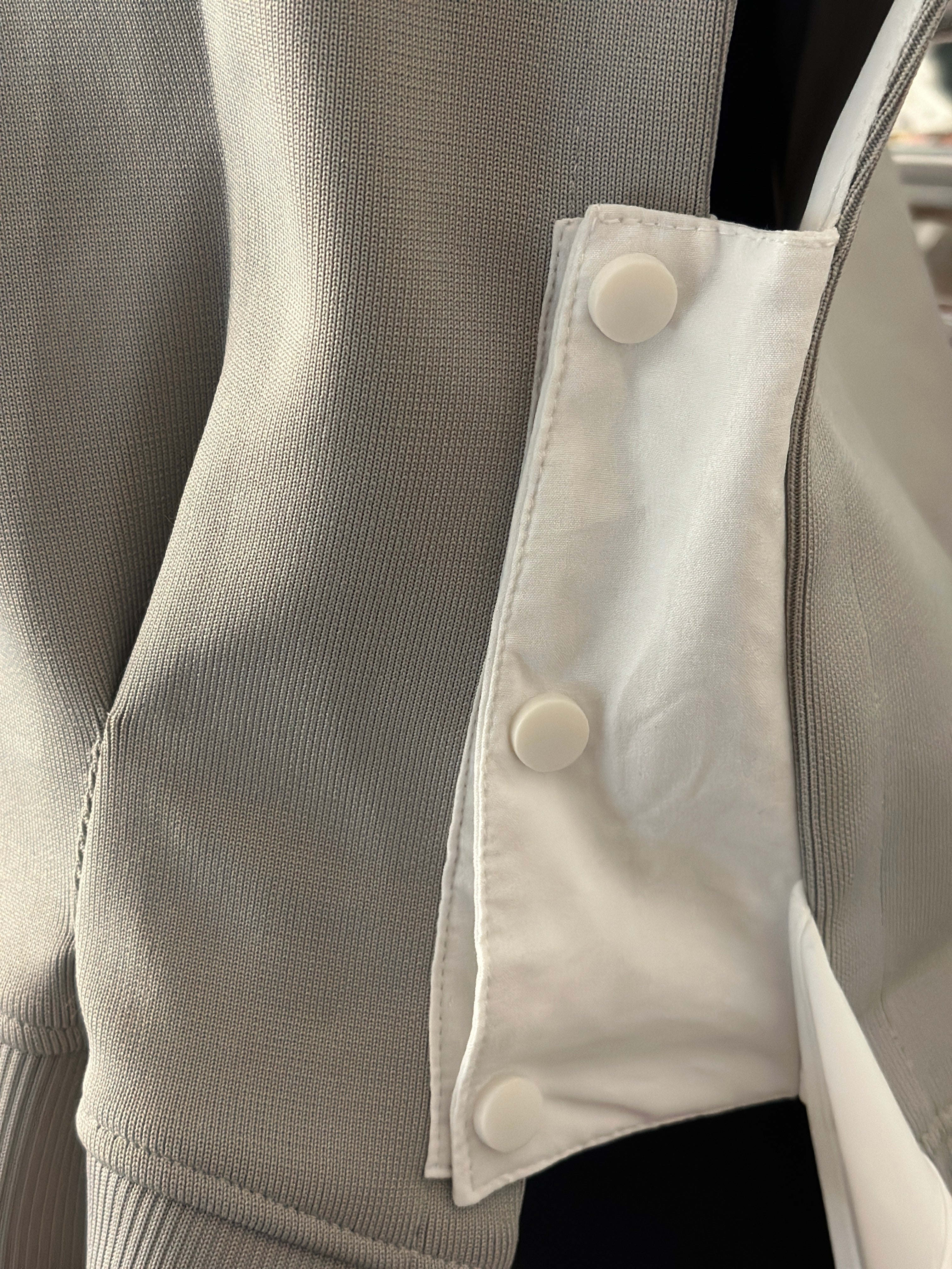 Platinum Pleated Vest - The Vault by Sacha