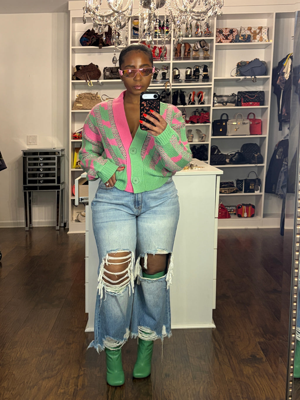 Watermelon cardigan - The Vault by Sacha