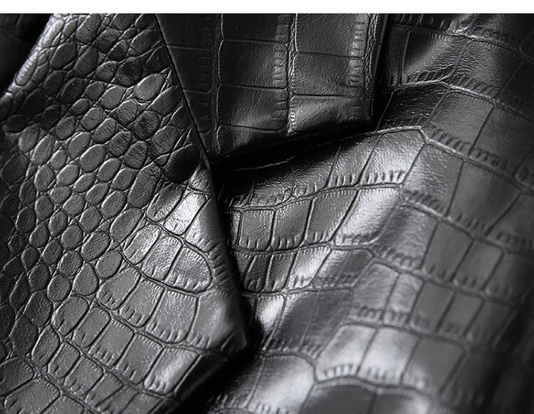 Crocodile Print Blazer - The Vault by Sacha
