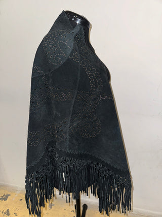 Open Studded Fringe Shawl - The Vault by Sacha