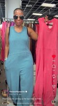 Cucumber melon adjustable romper