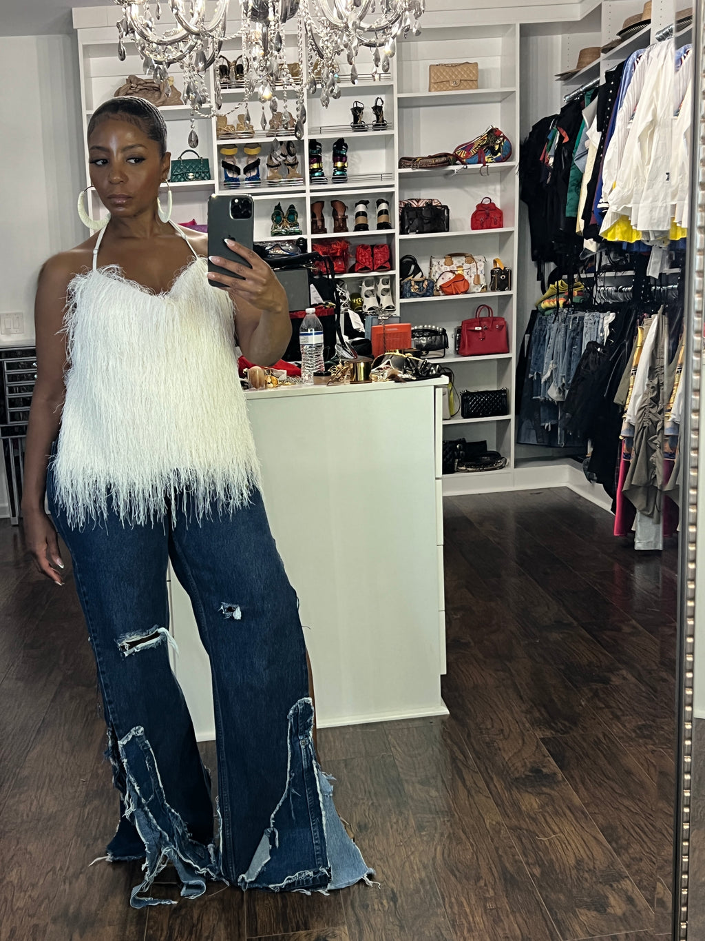 The Showstopper Fringe Halter - The Vault by Sacha
