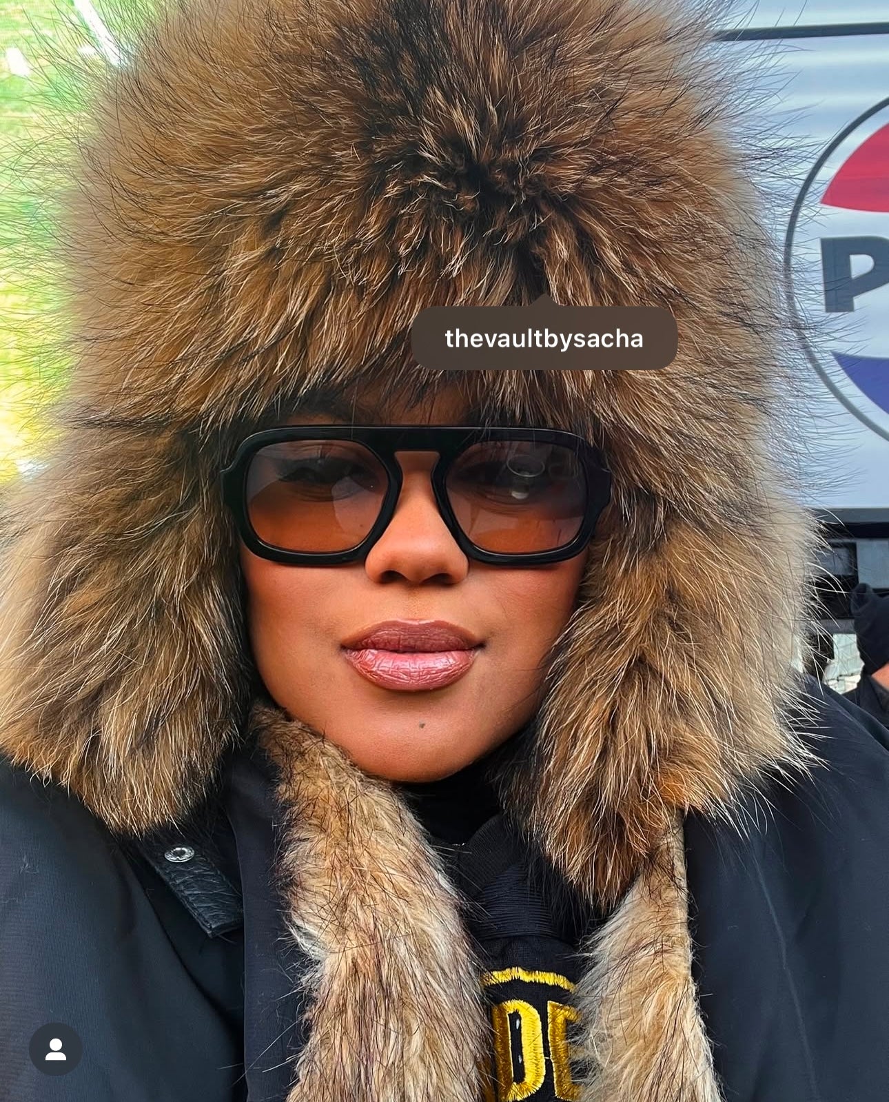 Brown Genuine Leather & Fox Fur Trapper Hat - The Vault by Sacha