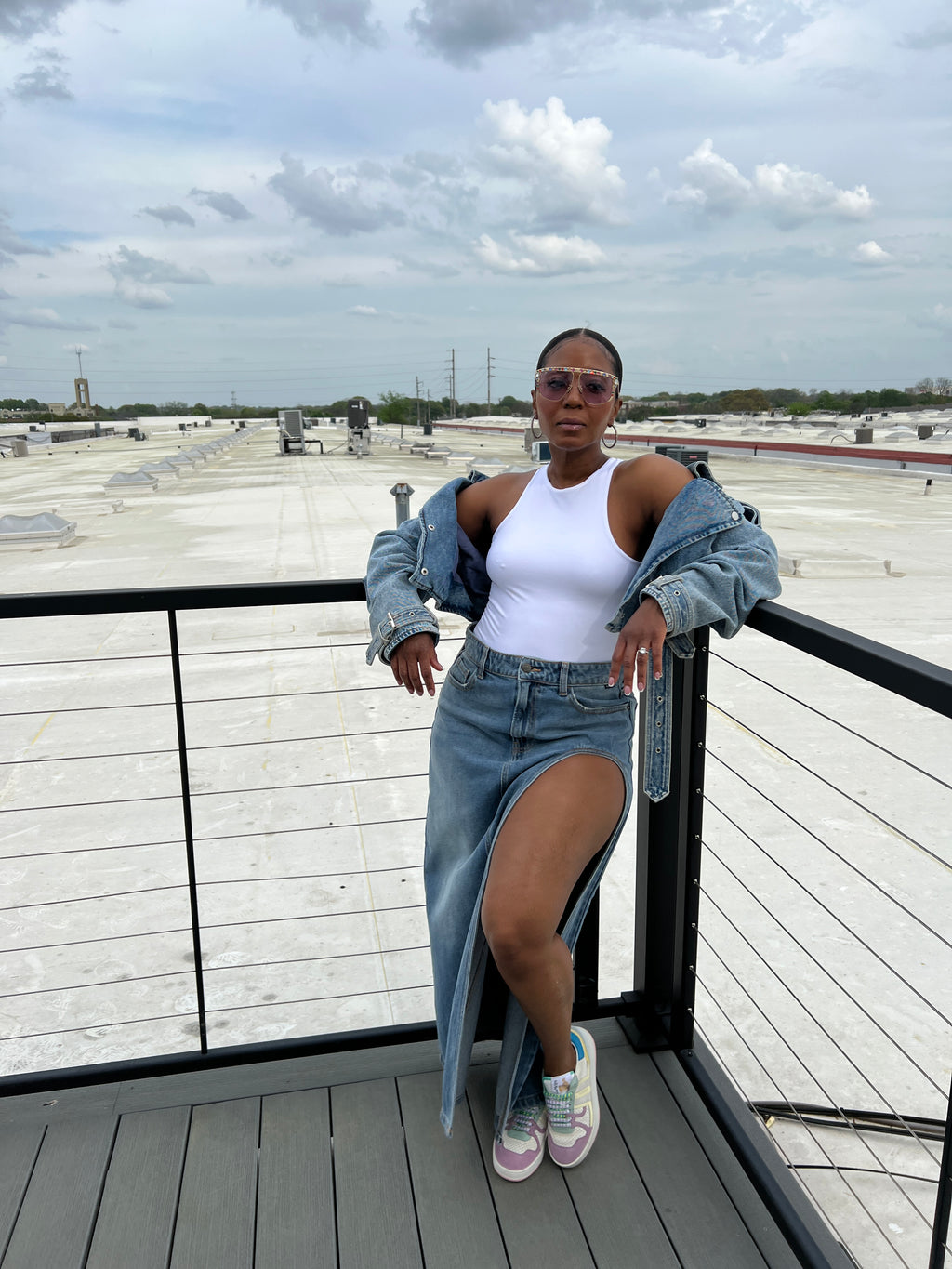 Show off Denim Skirt - The Vault by Sacha