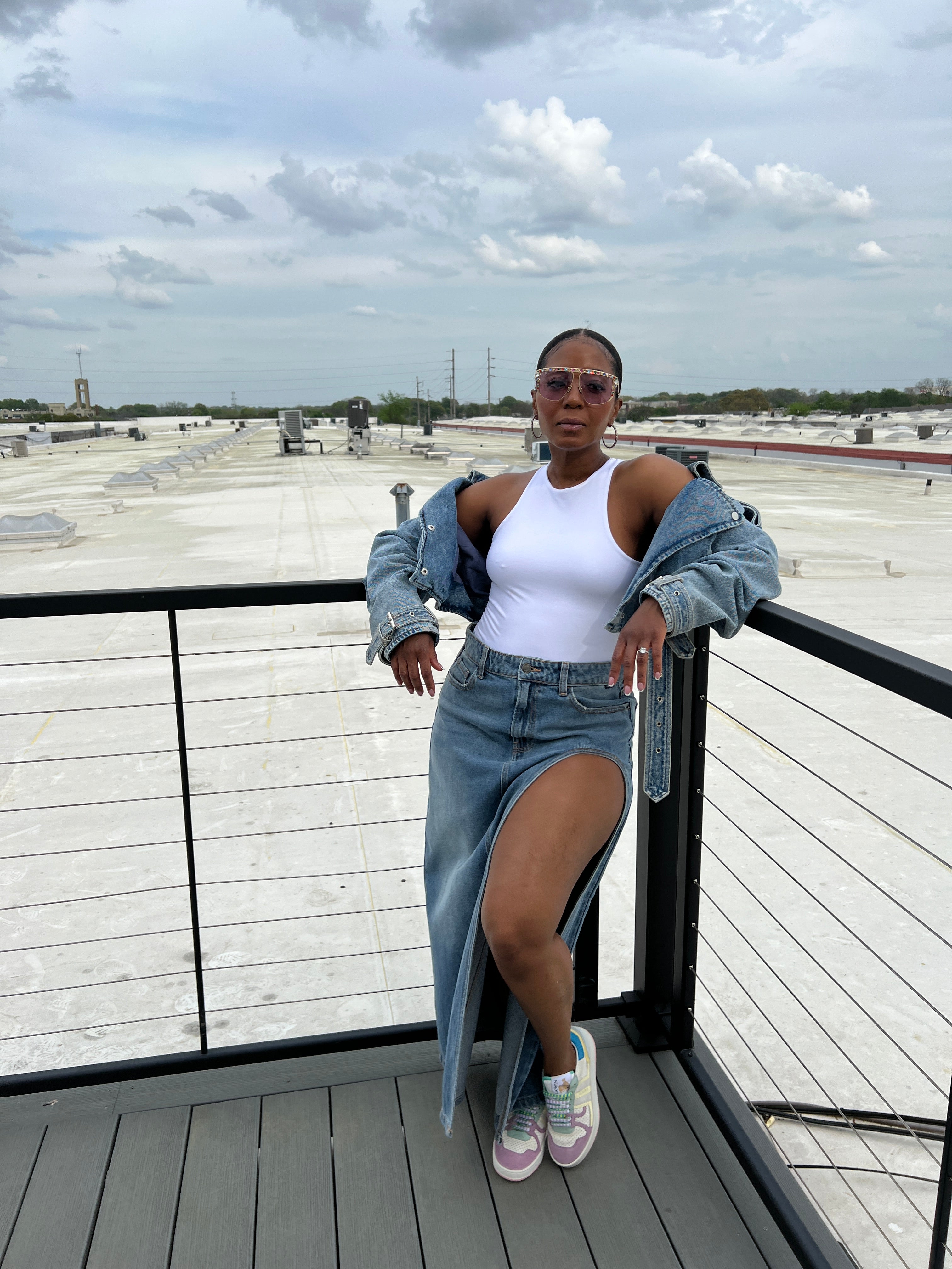 Show off Denim Skirt - The Vault by Sacha