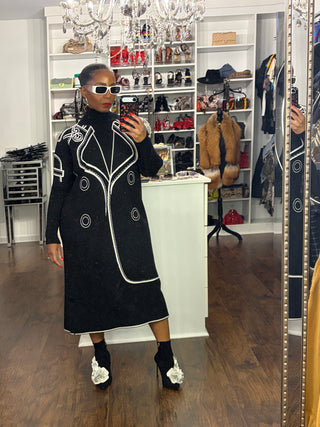 Outline Premium Knit Dress - The Vault by Sacha