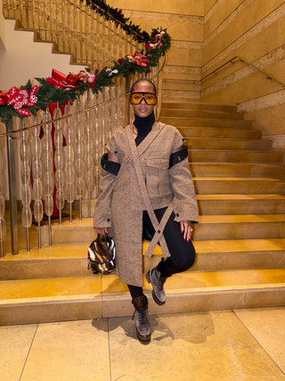 Racer turtleneck bodysuit