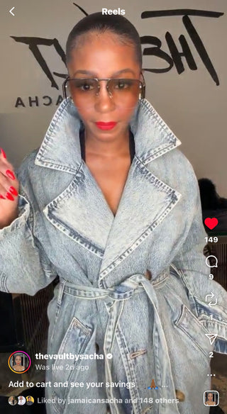 The Essential Denim Trench