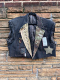 Custom Pulitzer PinStripe Vintage Crop Blazer - The Vault by Sacha