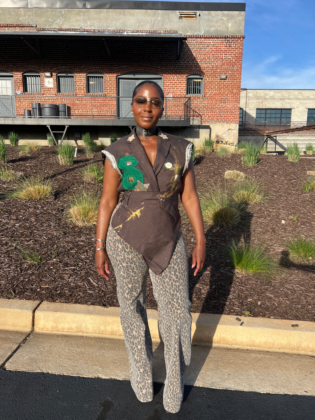 Chic Leopard Denim Two Piece Set | JEANS ONLY - The Vault by Sacha