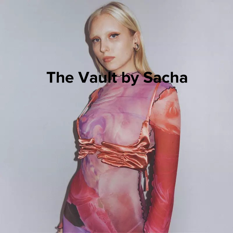 Watercolors Sheer Dress - The Vault by Sacha