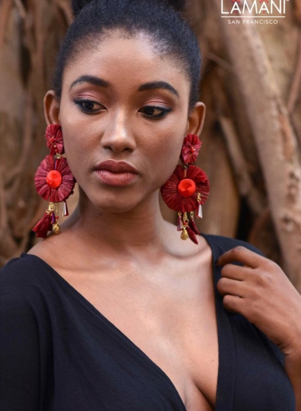 Rouge Flare Earrings - The Vault by Sacha