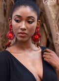 Rouge Flare Earrings - The Vault by Sacha