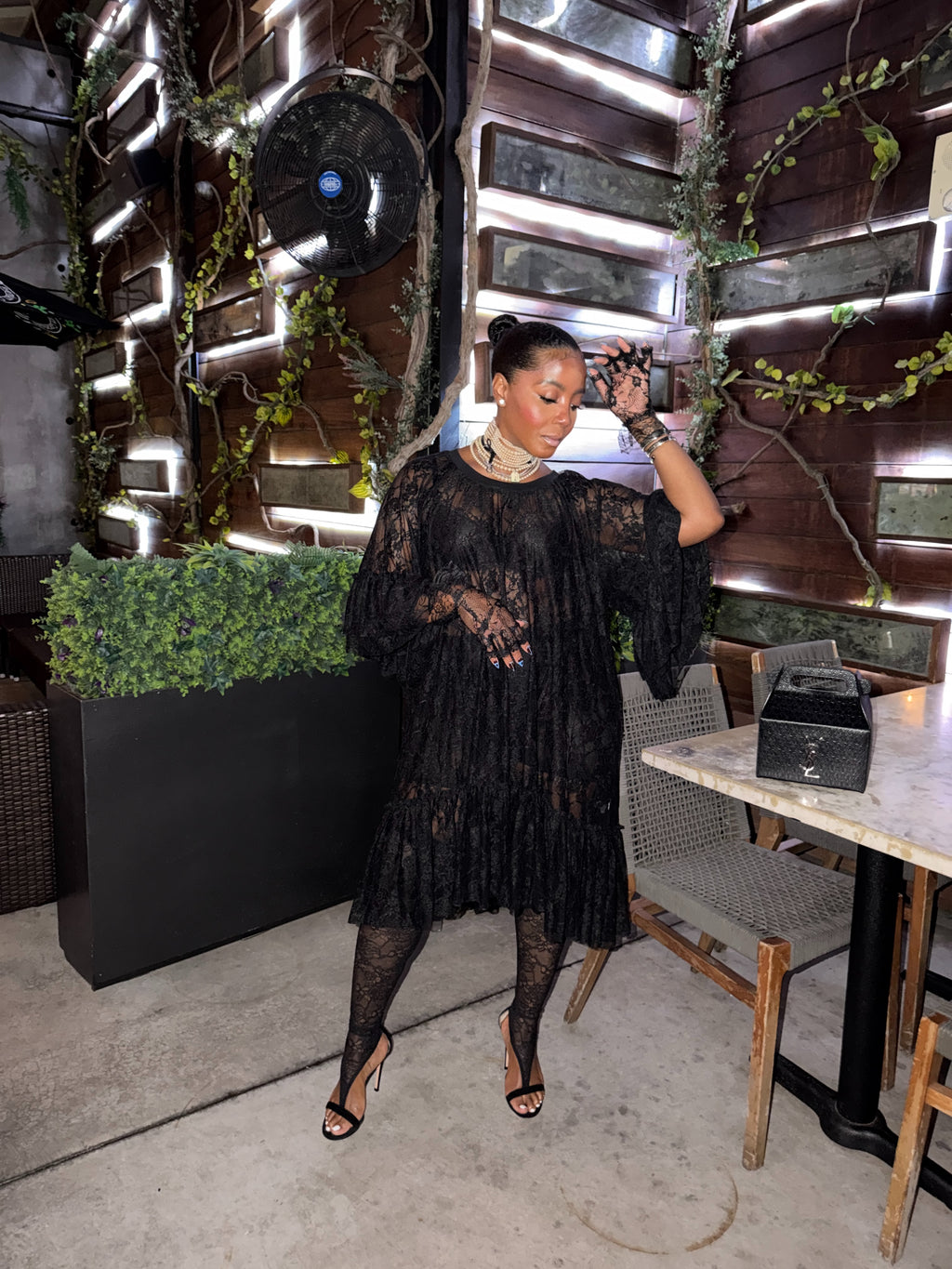 Black Lace Heirloom Dress