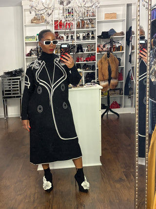 Outline Premium Knit Dress - The Vault by Sacha