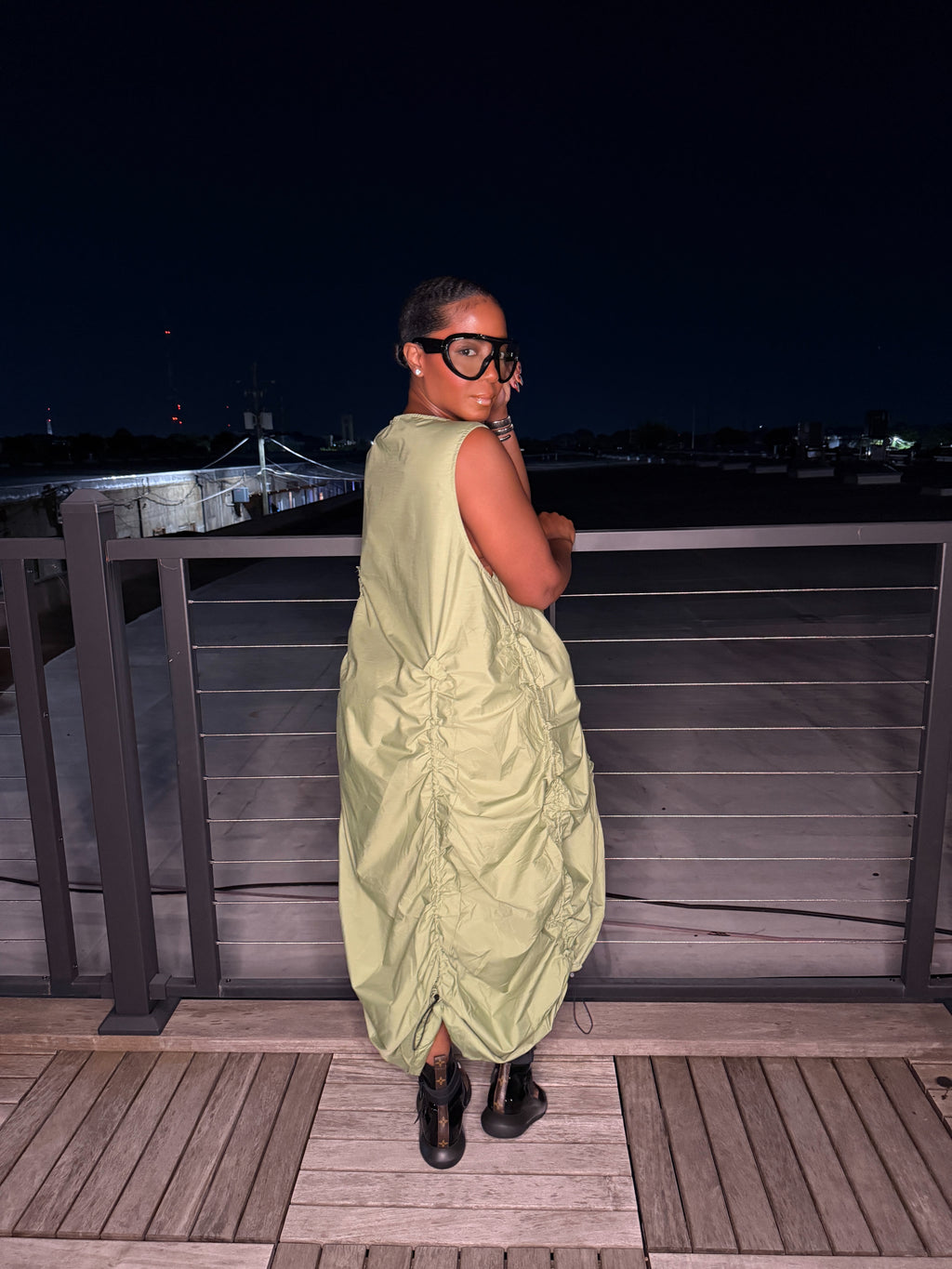 The Sage Siren Ruched Dress 6/20