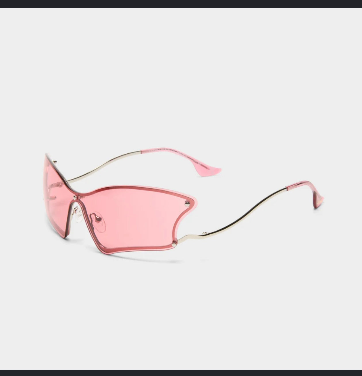 Le Specs Nymph Silver Wrap Sunglasses - The Vault by Sacha