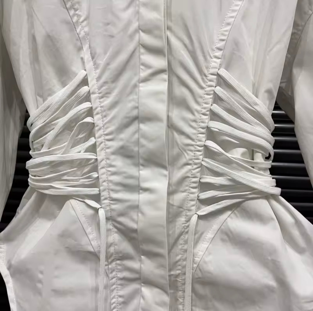 Lace Detailed Corset Shirt - The Vault by Sacha