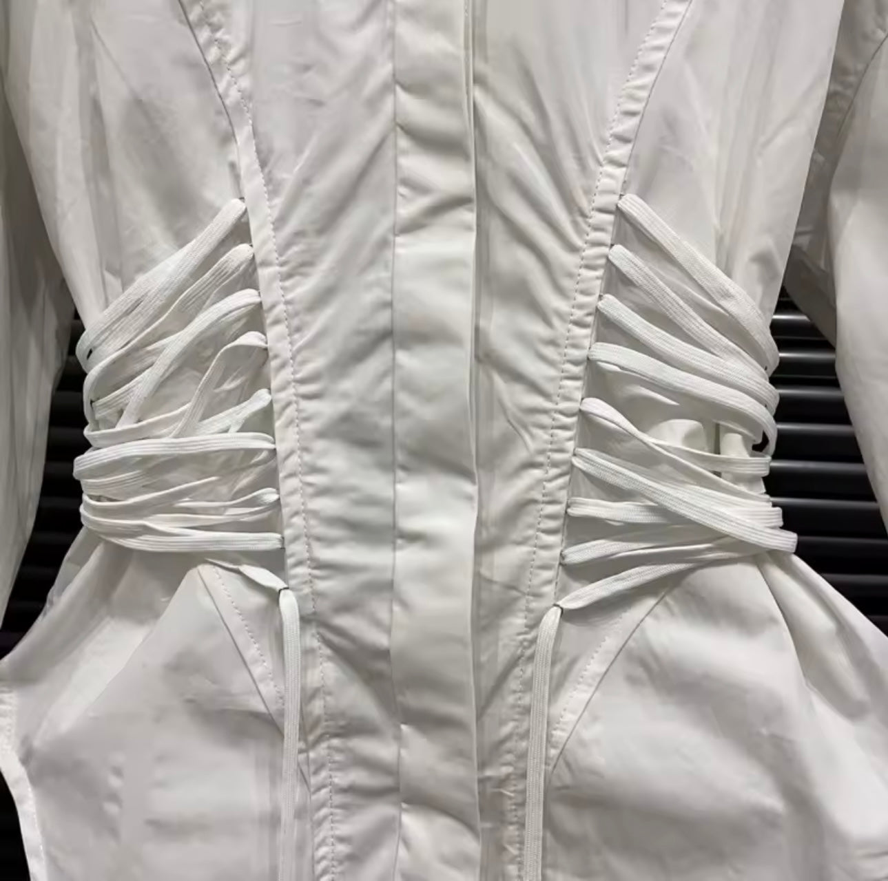Lace Detailed Corset Shirt - The Vault by Sacha