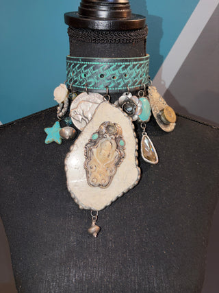 Spiritual Turquoise Handmade Choker