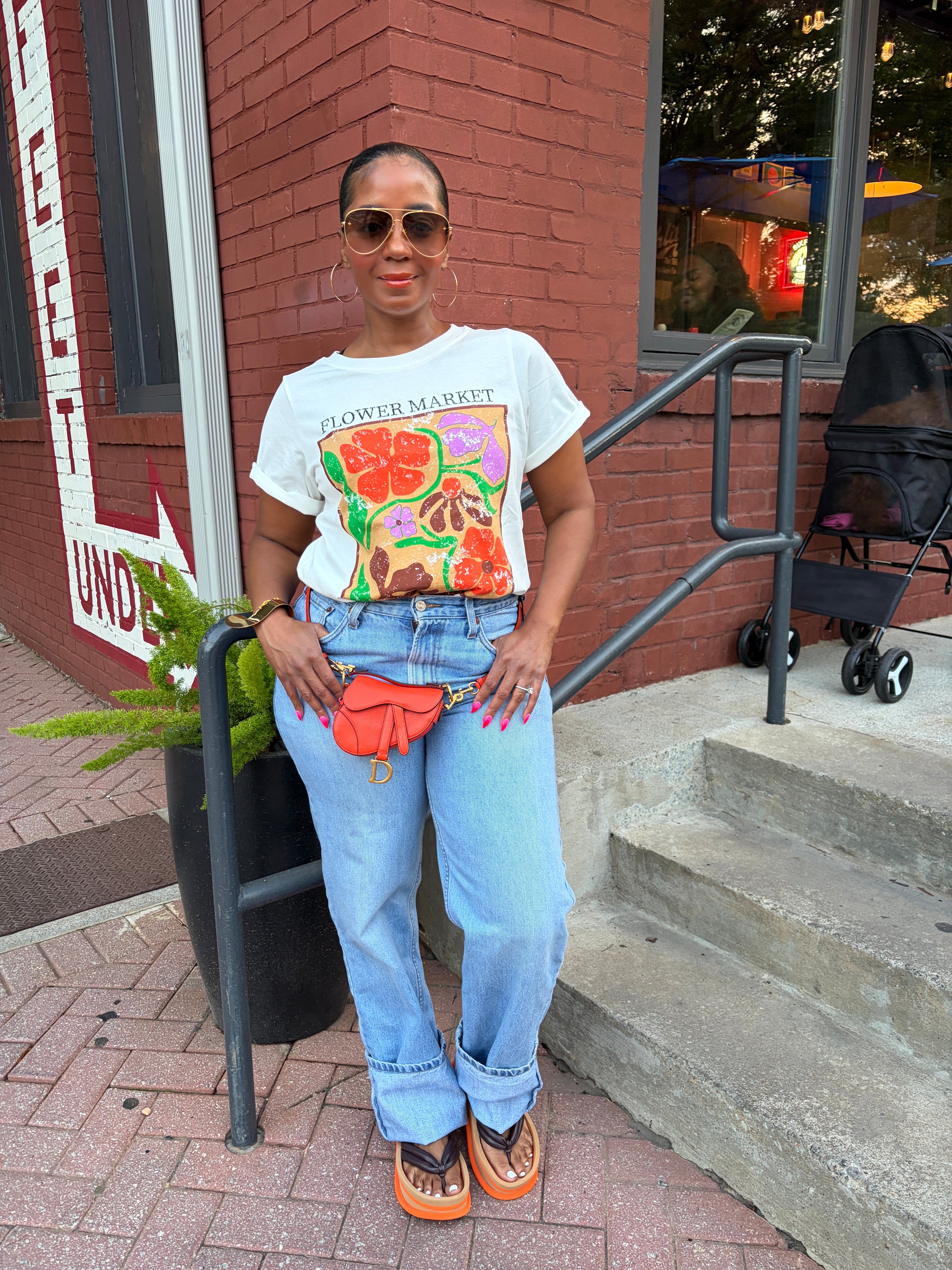 Amsterdam Flower Market Tee