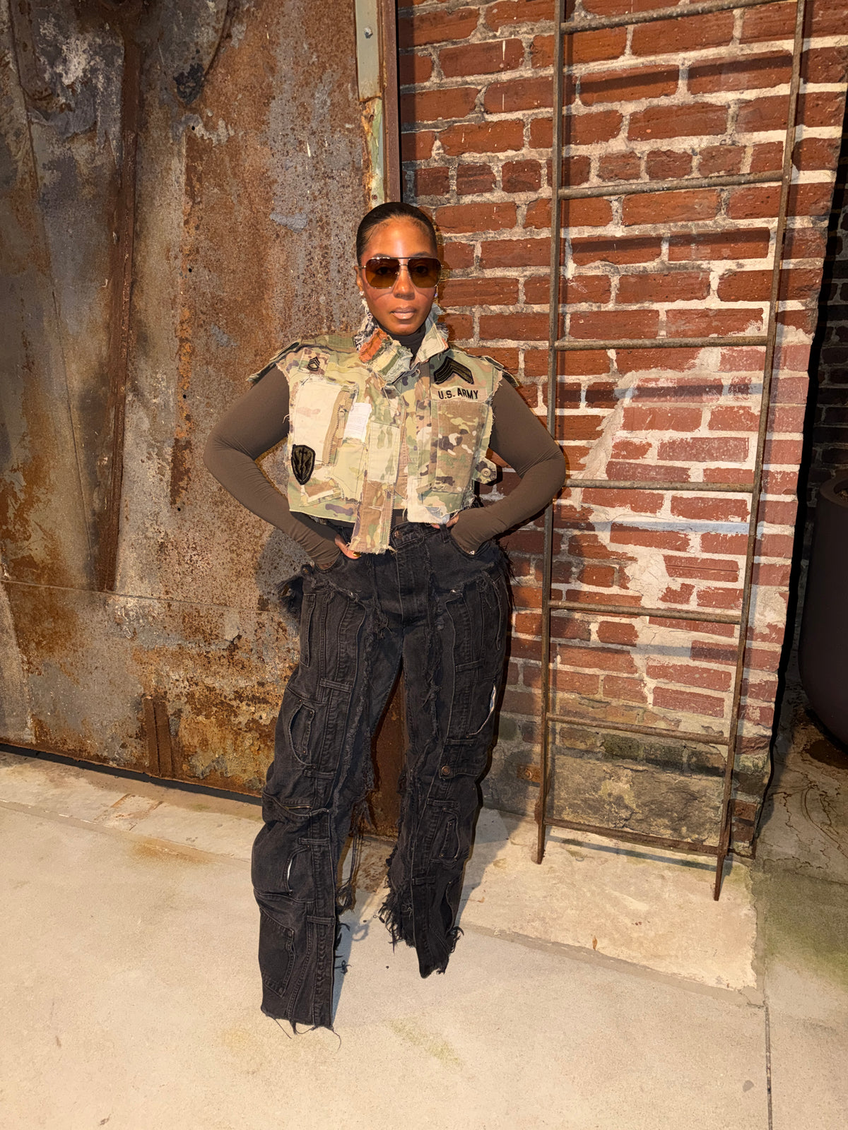 Custom Reworked Denim Jean - The Vault by Sacha
