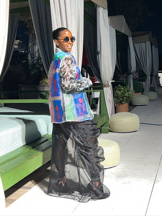 Organza 2Piece Skirt Set